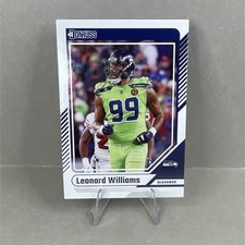 Panini Donruss 2024 Leonard Williams #23 Seattle Seahawks neon green uniforms