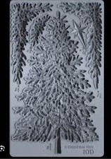 IOD Oh Weihnachtsbaum detailreiche Form lebensmittelecht, Ton oder Harz 6 x 10 Zoll