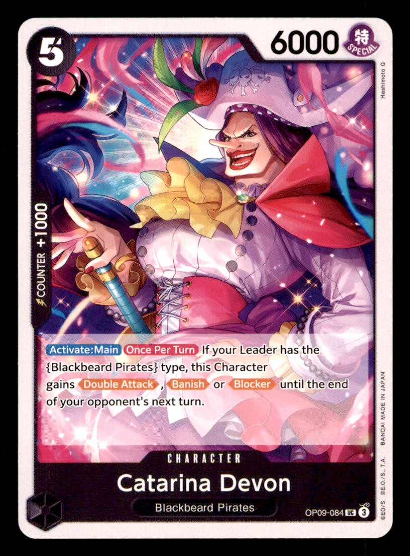 Catarina Devon OP09-084 Uncommon Emperors in the New World One Piece Near Mint