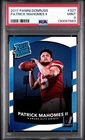 2017 Patrick Mahomes Donruss Rated Rookie PSA 9 🔥 🔥🔥🔥🔥