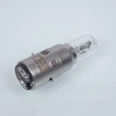 Ampoule Osram 12V 25/25W culot BA20d type S1 blanche pour moto scooter auto Neuf - Photo 1/4