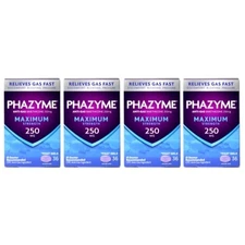4 Pack Phazyme Maximum Strength Softgels 36 Each