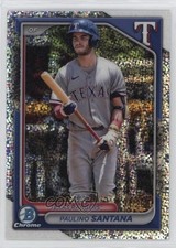 2024 Bowman Draft Chrome Sparkle Refractor /200 Paulino Santana #BDC-126 0w47