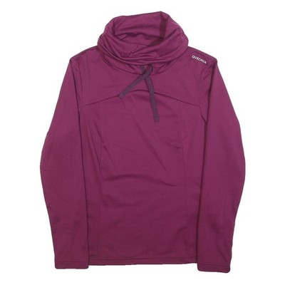 QUECHUA Damen Lila Pullover Sweatshirt S High Neck Active Outdoor