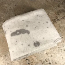 DISNEY BABY NEUTRAL GRAY WINNIE THE POOH CELESTRICAL PRINT BABY BLANKET