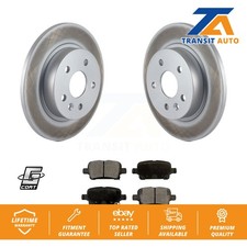 Coated Disc Brake Rotors And Semi-Metallic Pads Rear Kit For Chevrolet Cruze