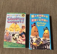 LOT Of 2 Bananas In PAJAMAS Vhs Tapes ( Choices Count & Birthday special)