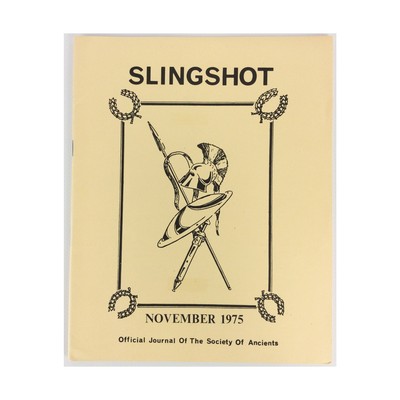 Society of Slingshot  #62 ''The Fleets of Ancient Egypt (part 3) Armed Fo Mag VG