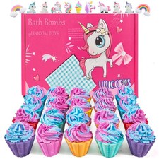 Bath Bombs for Kids with Surprise Unicorn Inside, 20 Kids Bath Bombs Gift Set