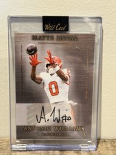 Wild card matte metal Antonio Williams Rookie Autograph 1/3 Football