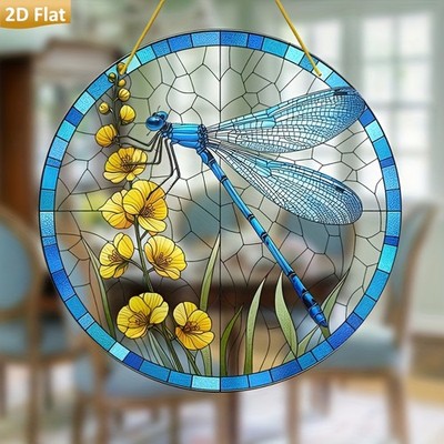 8'' Bohemian Dragonfly Suncatcher, Holiday Gift