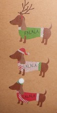 Lot of 15- DACHSHUND   Christmas Cards WIENER...