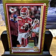 Panini 2025 Donruss Press Proof Patrick Mahomes II Kansas City Chiefs #48 /50 