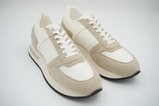 Men ETQ Amsterdam Sneakers Premium Suede  Nylon Beige EU42 UK8 US9 RPR  219