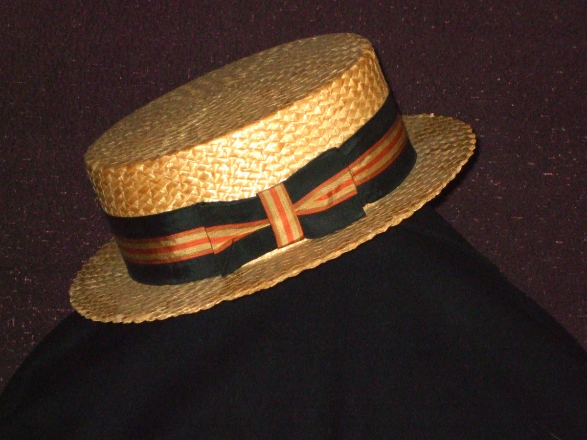 Vintage St. James Gondolier Boater Hat Boater Vintage Hats for Men for sale | eBay main image 4