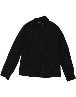 ELLESSE Damen Bomberjacke UK 14 Large Navy Blau Polyester BR90
