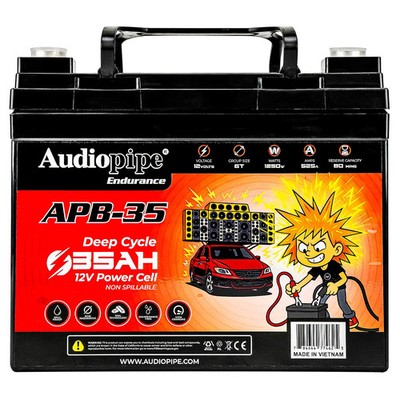 Audiopipe APB-35 Deep Cycle 35AH 12V Power Cell Battery