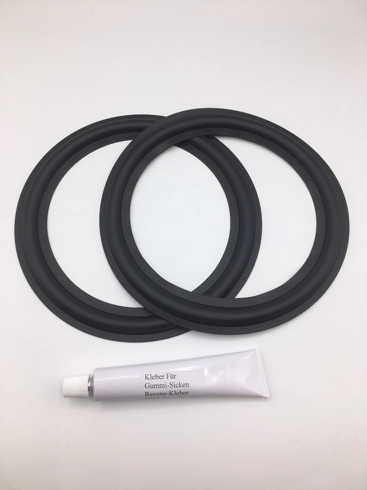MARKENLOS 2 uds goma bordar se adapta a altavoces B&W DM 602 s3/604 s3 incl. pegamento de 20 ml #14