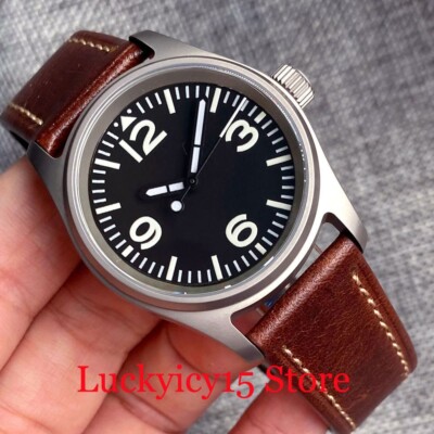 Titanium 36MM 20ATM 12 Hour Mark Sterile Watch NH35A Movement Men Sapphire Glass