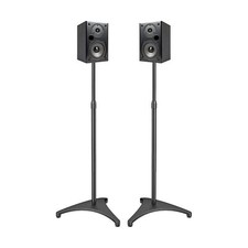 PERLESMITH Speaker Stands Height Adjustable 19.29-44.29 Inch with Cable Manag...