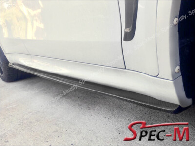 Carbon Fiber 3D Style Side Skirt Extension Lip for BMW F16 M Sport & F86 X6M