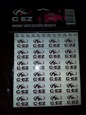 C-ez Logo Highly Reflective Decals 20 Arrow Wrap Strips 8