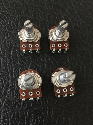 Seymour Duncan Blackouts A25K B25K Volume Tone Potis für aktive Gitarren-Pickups