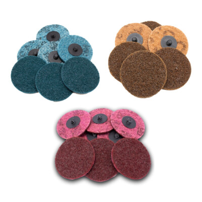 Pack of 25 - 3'' Abrasives Quick Change Nylon Discs, Surface Conditioning Discs