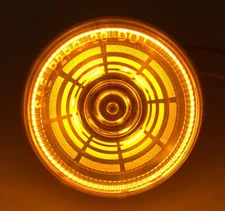 2" Inch Amber LED / Amber Lens Abyss Marker Turn Signal Clearance Light - 4 LED