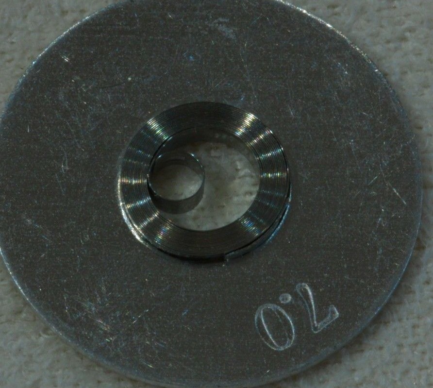 Ressort De Barillet (mainspring) 770, Dimensions 7x0,29x760x23, Pour Mouvement 8 Jours (neuf)