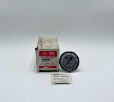 Tel-Tru GT300R Thermometer 4'' Stem, 50/400F Range