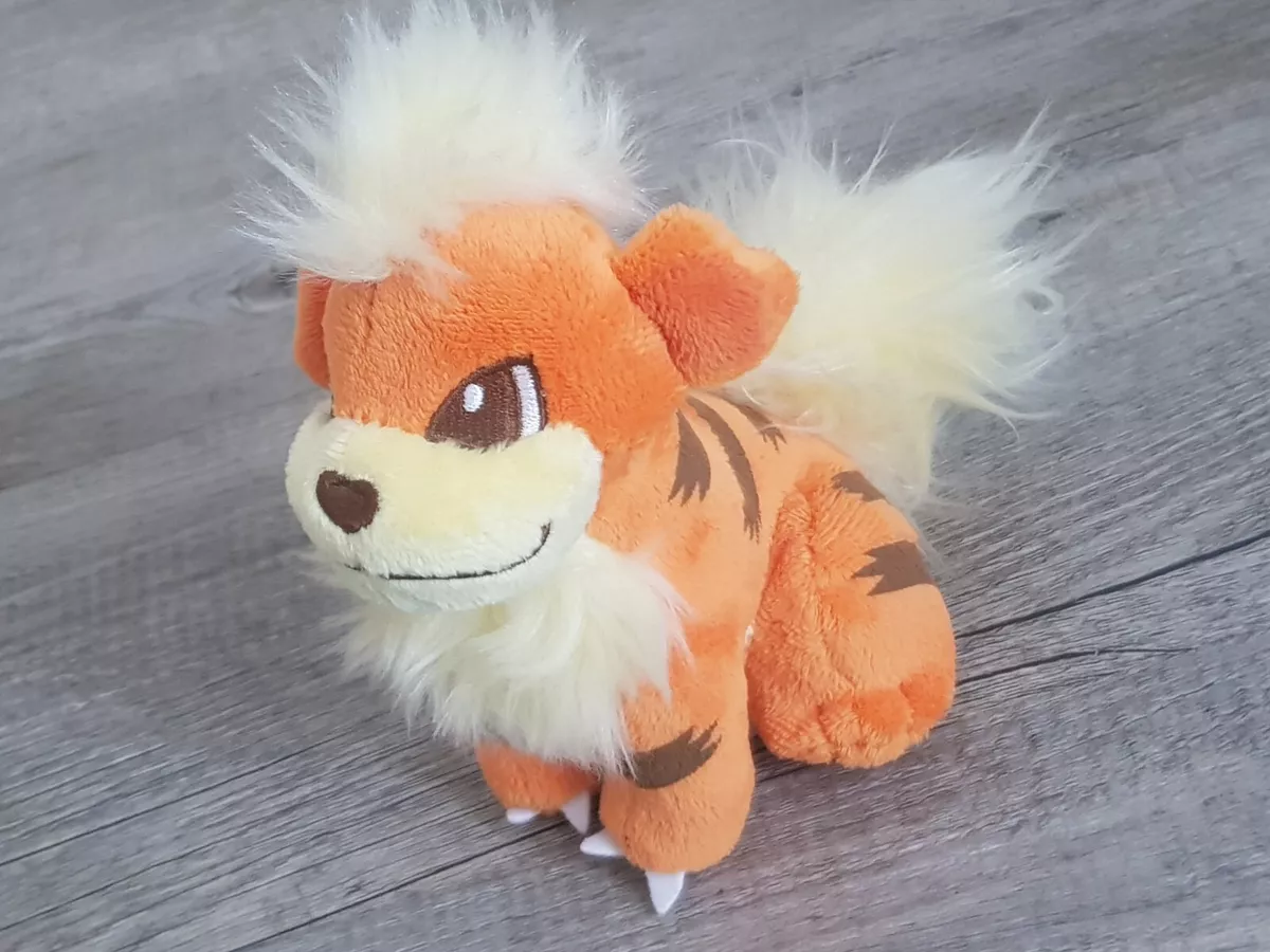 Peluche officielle Caninos Canvas Pok mon Center 2010 Growlithe eBay