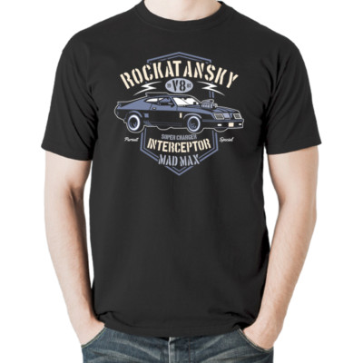 V8 Interceptor Car Engine Falcon MFP 80s MAD MAX Movie T Shirt Tee Gift New