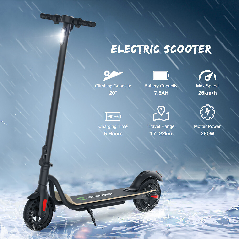 Adult Foldable Electric Scooter Long Range Commuter 36V Waterproof E-Scooter