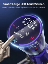 Asprirapolvere smart senza fili Laresar V7 500W stile Dyson potente aspirazione