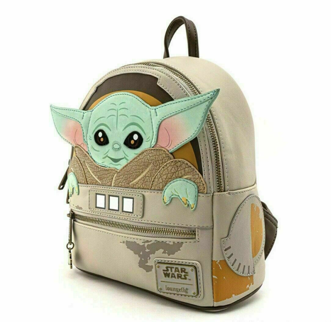 baby yoda mini backpack loungefly Star Wars: Mandalorian China Description From Loungefly Star Wars The Mandalorian Grogu Cosplay Mini