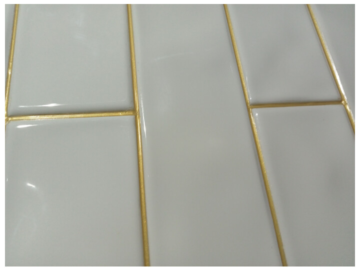 Gold Epoxy Tile Grout Walls & Floors Waterproof , Flexible 400ml Bright