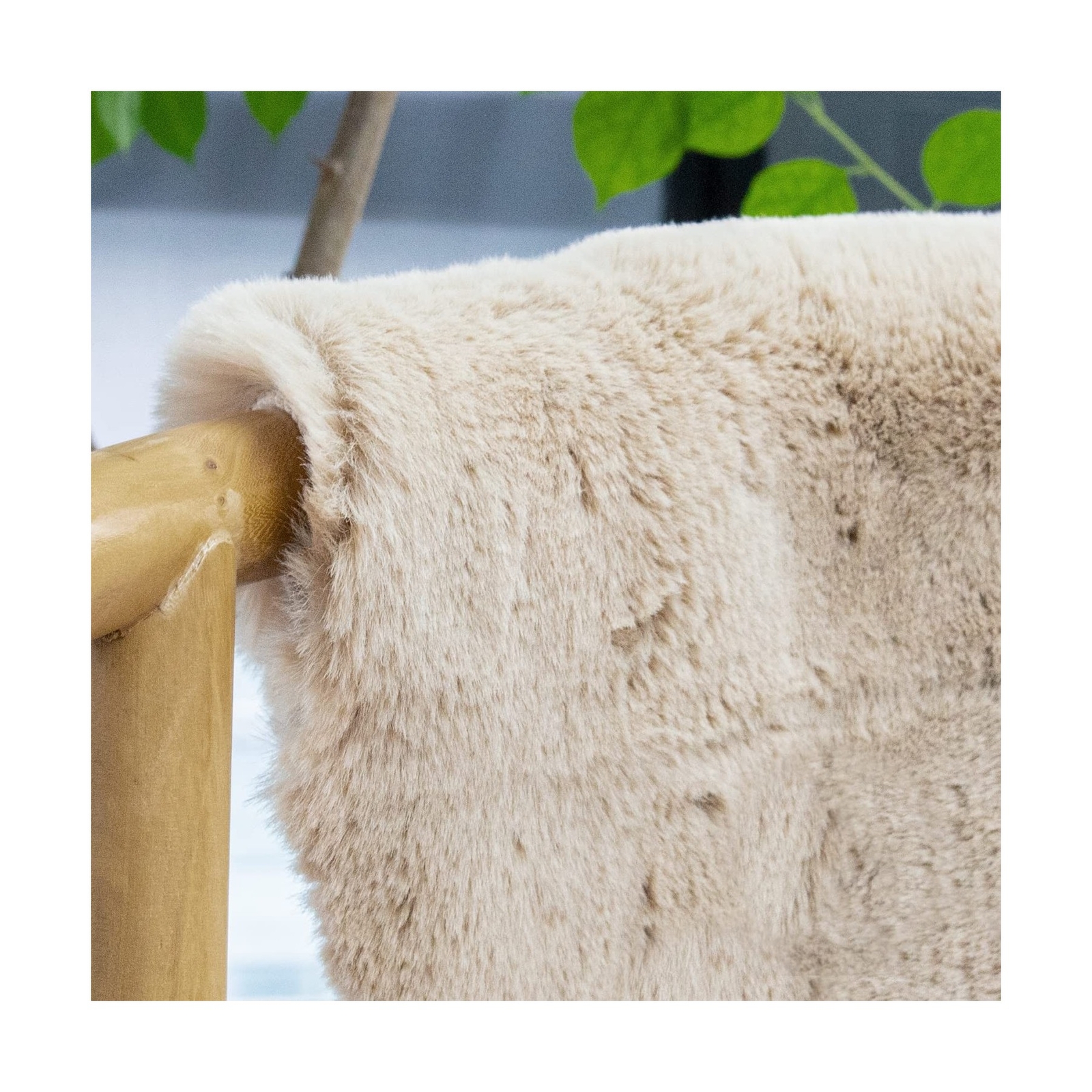 ORINOVA Light Brown Beige Plush Shag Area Rugs 8x10 Rugs for Living ...