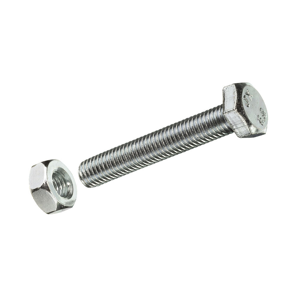 Scatola S 4 Pz. Vite Metrica Cab Hex + Dado Zinco M 8X30MM Fadix