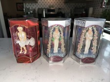 Lot 3 Carlton Cards Princess Diana Marilyn Monroe Heirloom Ornament 1998