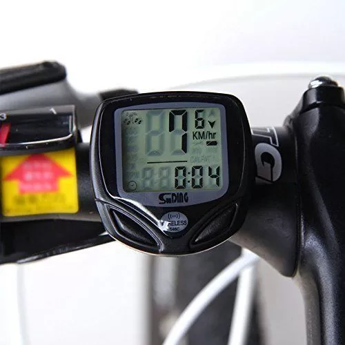 WIRELESS BIKE LCD COMPUTER SPEEDO ODOMETER WATERPROOF SPEEDOMETER CYCLE BICYCLE