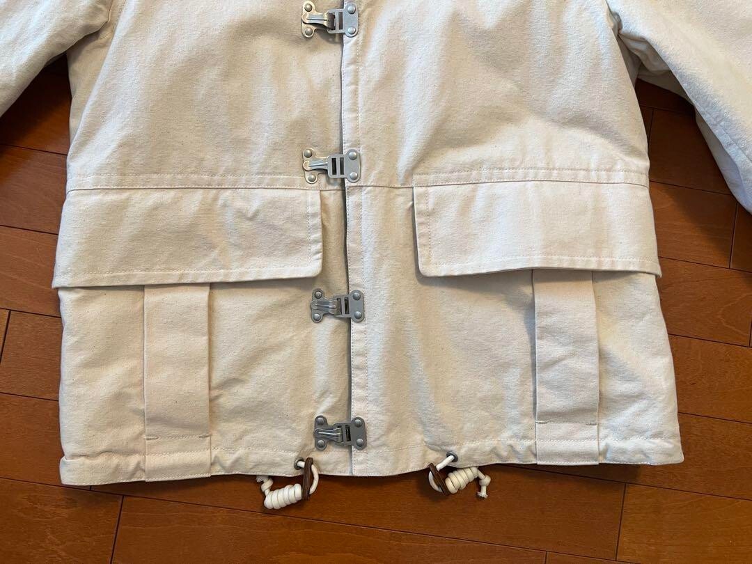 Nigel Cabourn PILOT SMOCK Hoodie Jacket Blouson Men Size 48 Boa 
