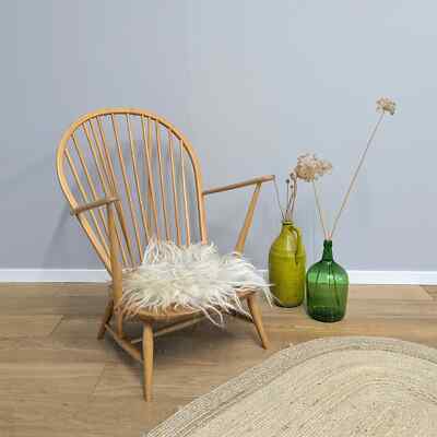 Vintage Ercol Model 317 'Grandfather' Tub Chair UK