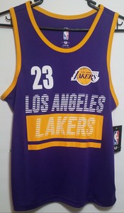 Los Angeles Lakers Lebron James Kids Tank Top Jersey Purple Gold Nba U Basketbal Ebay