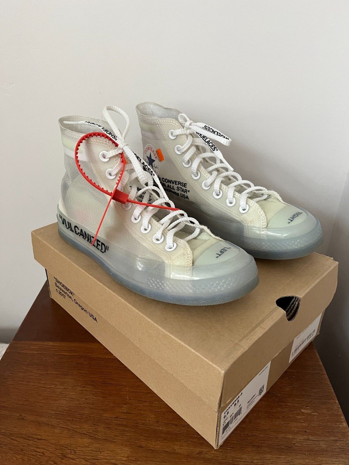 Off White x Converse Chuck Taylor All Star Vulcanized Hi The Ten Virgil