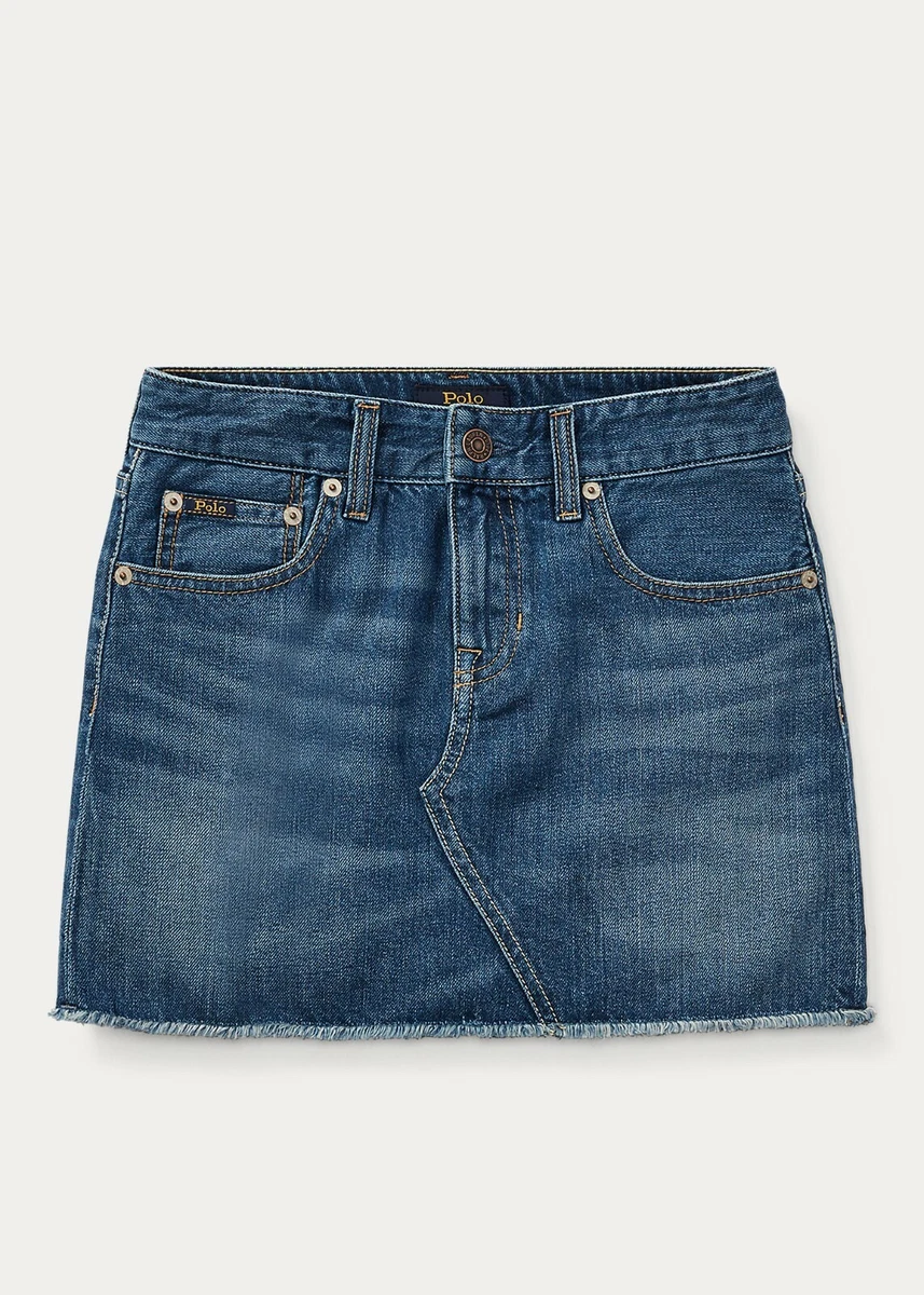 Denim skirt sales with big pockets