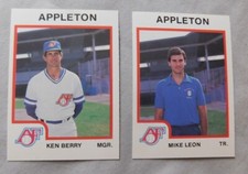 1987 ProCards Appleton Foxes Baseball Card Pick one
