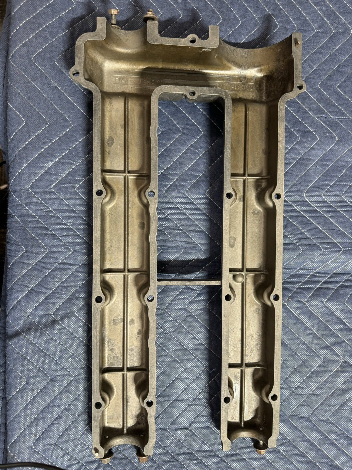 Ferrari Dino Fiat Valve Cover Blasted OEM