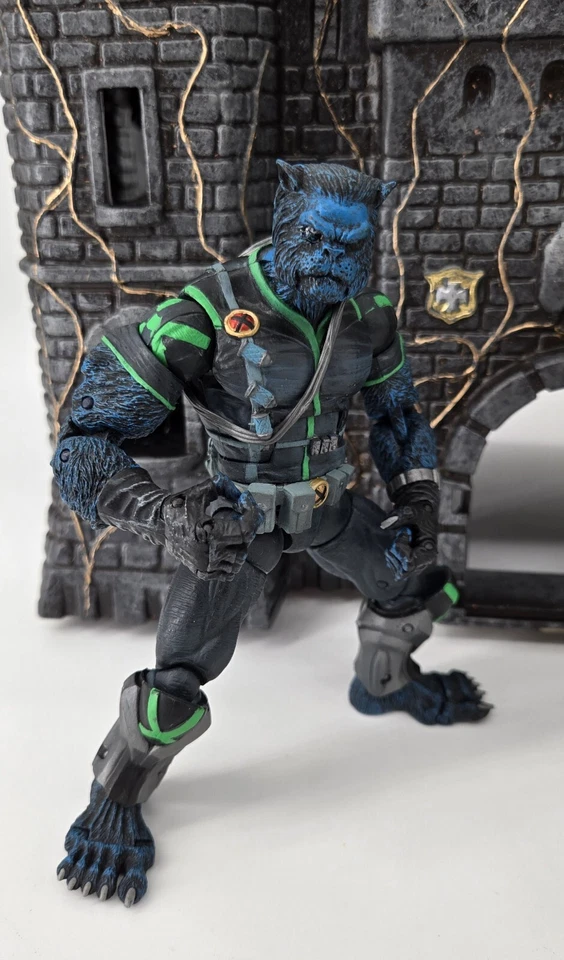 Marvel Legends X-Men Bestia Rastreador Nocturno Ángel Longshot Toybiz Paquete de 4 Foto 3 de 4