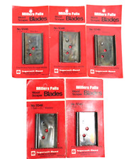 5 Sets - Millers Falls 2-1/2" Wood Scraper Blades No.9346 Red Devil 3063